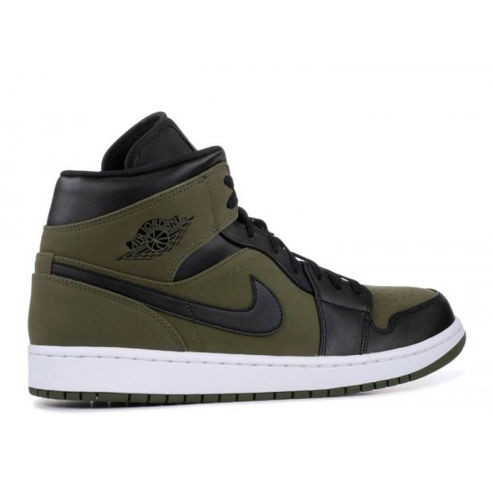 AIR JORDAN 1 MID OLIVE CANVAS  Scarpe 554724 301