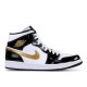 AIR JORDAN 1 MID PATENT BLACK GOLD  Scarpe 852542 007