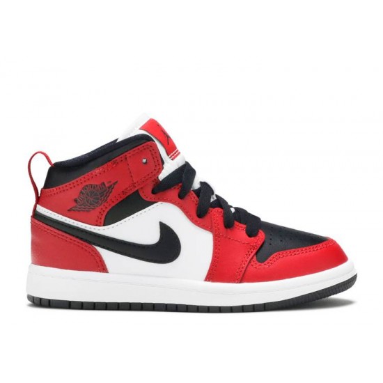 AIR JORDAN 1 MID PS CHICAGO BLACK TOE  Scarpe 640734 069