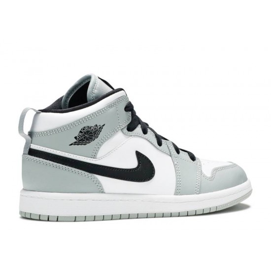 AIR JORDAN 1 MID PS LIGHT SMOKE GREY  Scarpe 640734 092