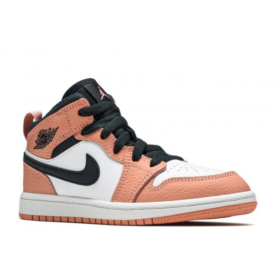 AIR JORDAN 1 MID PS PINK QUARTZ  Scarpe 640737 603