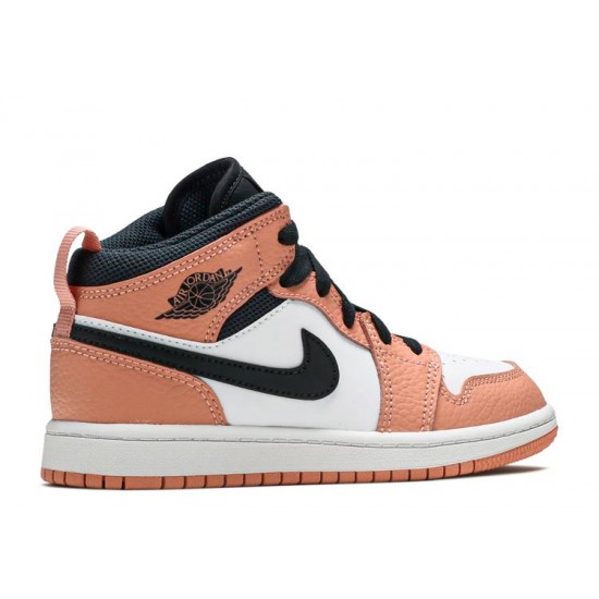 AIR JORDAN 1 MID PS PINK QUARTZ  Scarpe 640737 603