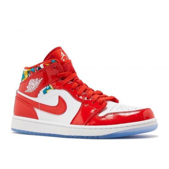 AIR JORDAN 1 MID SE BARCELONA SWEATER  Scarpe dc7294 600