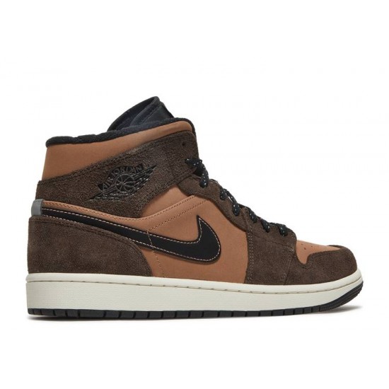 AIR JORDAN 1 MID SE DARK CHOCOLATE  Scarpe dc7294 200