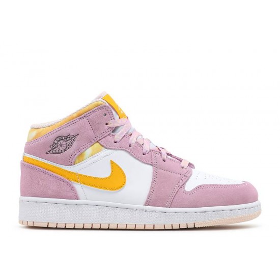 AIR JORDAN 1 MID SE GS ARCTIC PINK  Scarpe dc9517 600