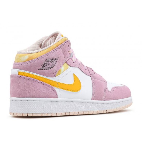 AIR JORDAN 1 MID SE GS ARCTIC PINK  Scarpe dc9517 600