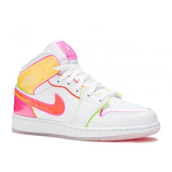 AIR JORDAN 1 MID SE GS EDGE GLOW  Scarpe cv4611 100