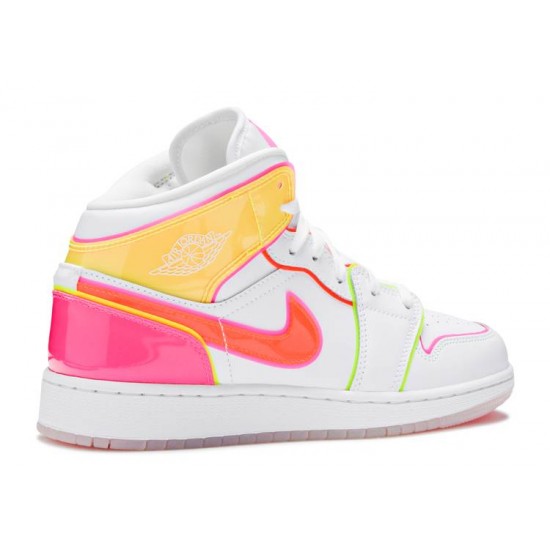 AIR JORDAN 1 MID SE GS EDGE GLOW  Scarpe cv4611 100