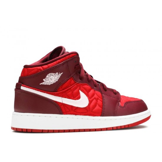 AIR JORDAN 1 MID SE GS RED QUILTED  Scarpe av5174 600