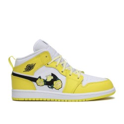 AIR JORDAN 1 MID SE PS ROSE PATCH DYNAMIC YELLOW  Scarpe av5173 700