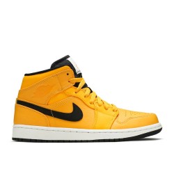 AIR JORDAN 1 MID UNIVERSITY GOLD YELLOW  Scarpe 554724 700