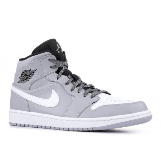 AIR JORDAN 1 MID WOLF GREY  Scarpe 554724 046