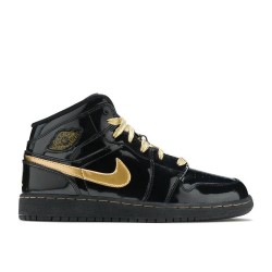 AIR JORDAN 1 PHAT GS BLACK METALLIC GOLD  Scarpe 364781 001