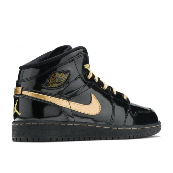 AIR JORDAN 1 PHAT GS BLACK METALLIC GOLD  Scarpe 364781 001