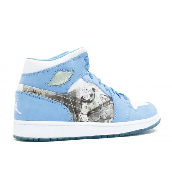 AIR JORDAN 1 RETRO ALPHA WHITE UNIVERSITY BLUE  Scarpe 316269 142