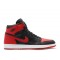 AIR JORDAN 1 RETRO BRED 2001  Scarpe 136066 061