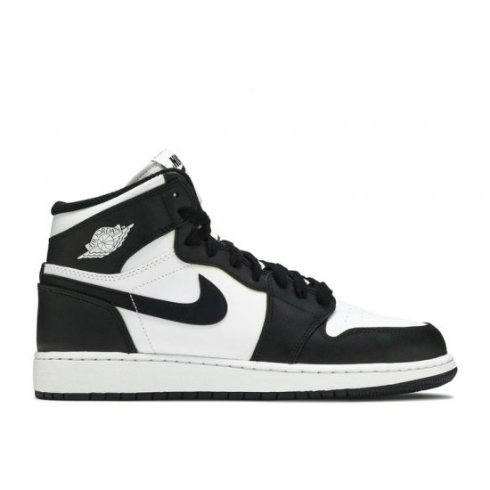 AIR JORDAN 1 RETRO HIGH OG BG BLACK WHITE 2014  Scarpe 575441 010