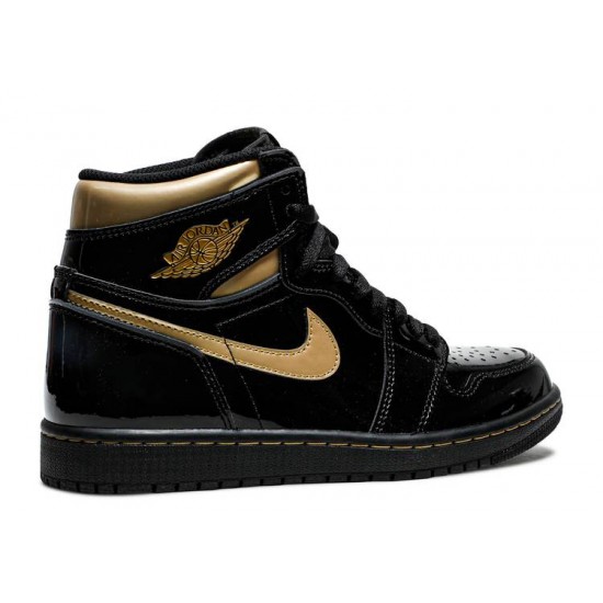 AIR JORDAN 1 RETRO HIGH OG BLACK METALLIC GOLD  Scarpe 555088 032