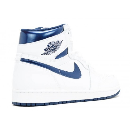 AIR JORDAN 1 RETRO HIGH OG METALLIC NAVY  Scarpe 555088 106