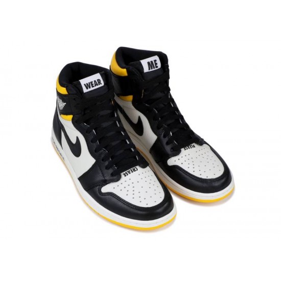 AIR JORDAN 1 RETRO HIGH OG NRG NOT FOR RESALE YELLOW  Scarpe 861428 106 