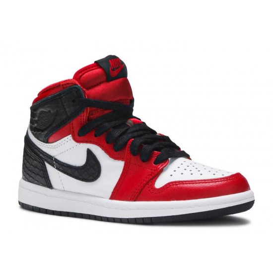 AIR JORDAN 1 RETRO HIGH OG PS SATIN RED  Scarpe cu0449 601