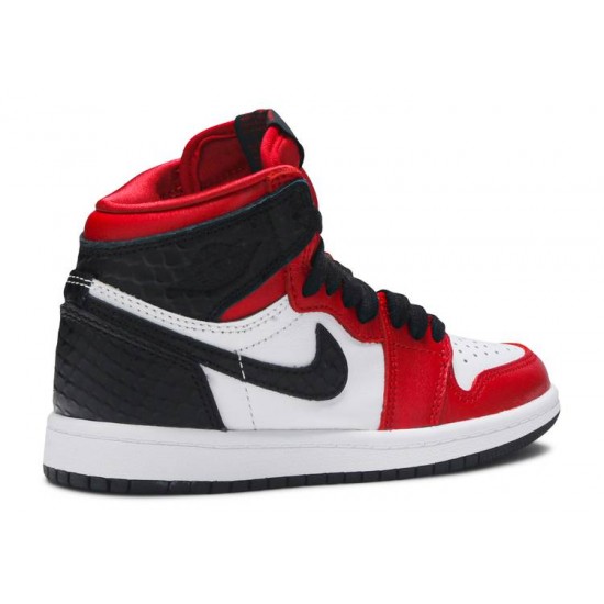 AIR JORDAN 1 RETRO HIGH OG PS SATIN RED  Scarpe cu0449 601