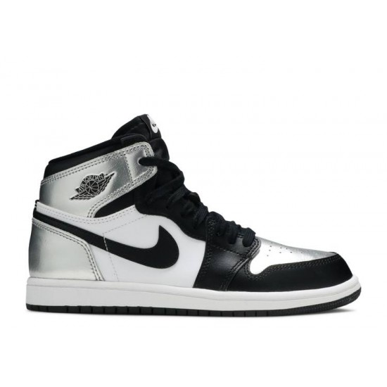 AIR JORDAN 1 RETRO HIGH OG PS SILVER TOE  Scarpe cu0449 001