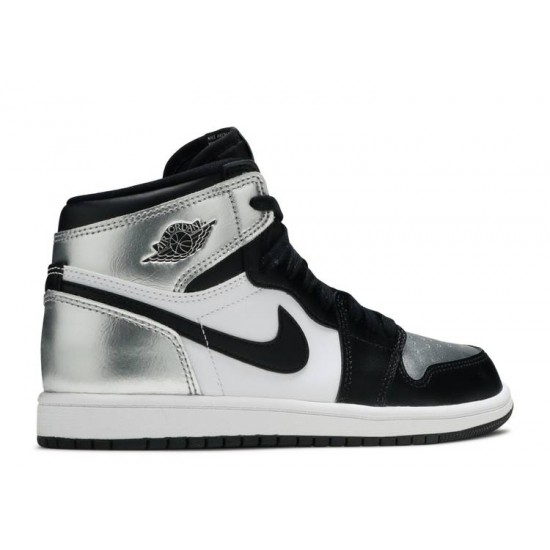 AIR JORDAN 1 RETRO HIGH OG PS SILVER TOE  Scarpe cu0449 001