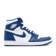 AIR JORDAN 1 RETRO HIGH OG STORM BLUE  Scarpe 555088 127