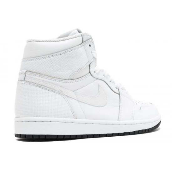 AIR JORDAN 1 RETRO HIGH OG WHITE PERFORATED  Scarpe 555088 100