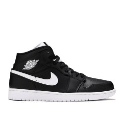 AIR JORDAN 1 RETRO MID BLACK WHITE  Scarpe 554724 038