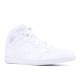 AIR JORDAN 1 RETRO MID TRIPLE WHITE  Scarpe 554724 104