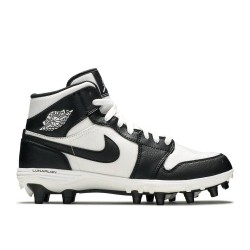 JORDAN 1 MID TD CLEAT BLACK WHITE  Scarpe ar5604 100