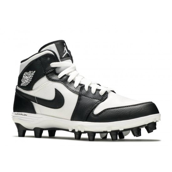 JORDAN 1 MID TD CLEAT BLACK WHITE  Scarpe ar5604 100