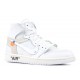 OFF WHITE X AIR JORDAN 1 RETRO HIGH OG BG WHITE 2018  Scarpe aq8296 100 