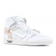 OFF WHITE X AIR JORDAN 1 RETRO HIGH OG WHITE 2018  Scarpe aq0818 100