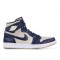 WMNS AIR JORDAN 1 HIGH NAVY CREAM  Scarpe aq9131 401