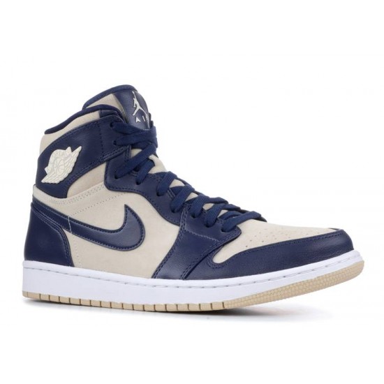 WMNS AIR JORDAN 1 HIGH NAVY CREAM  Scarpe aq9131 401