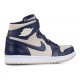 WMNS AIR JORDAN 1 HIGH NAVY CREAM  Scarpe aq9131 401