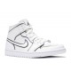 WMNS AIR JORDAN 1 MID SE IRIDESCENT TRIM  Scarpe ck6587 100