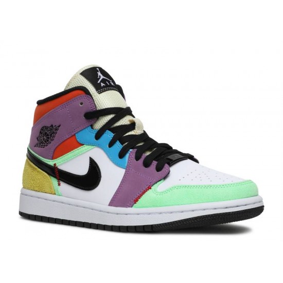 WMNS AIR JORDAN 1 MID SE LIGHTBULB  Scarpe cw1140 100