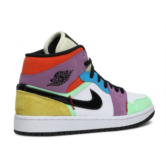 WMNS AIR JORDAN 1 MID SE LIGHTBULB  Scarpe cw1140 100