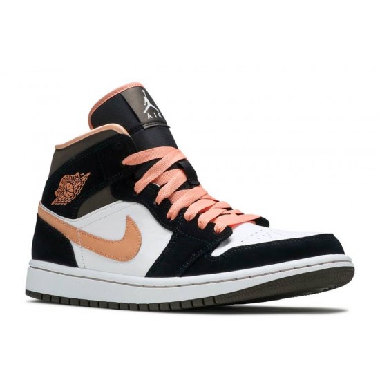 WMNS AIR JORDAN 1 MID SE PEACH MOCHA  Scarpe dh0210 100