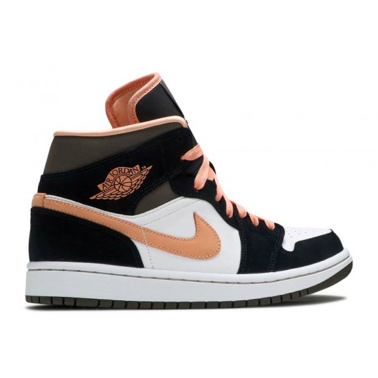 WMNS AIR JORDAN 1 MID SE PEACH MOCHA  Scarpe dh0210 100