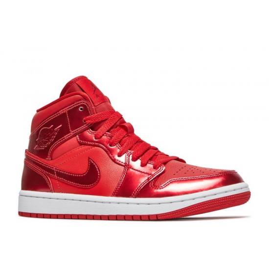 WMNS AIR JORDAN 1 MID SE UNIVERSITY RED POMEGRANATE  Scarpe dh5894 600