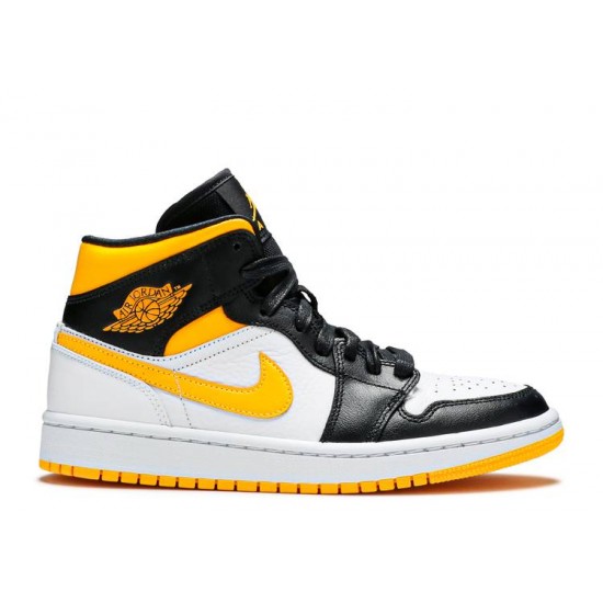 WMNS AIR JORDAN 1 MID SE WHITE LASER ORANGE  Scarpe cv5276 107