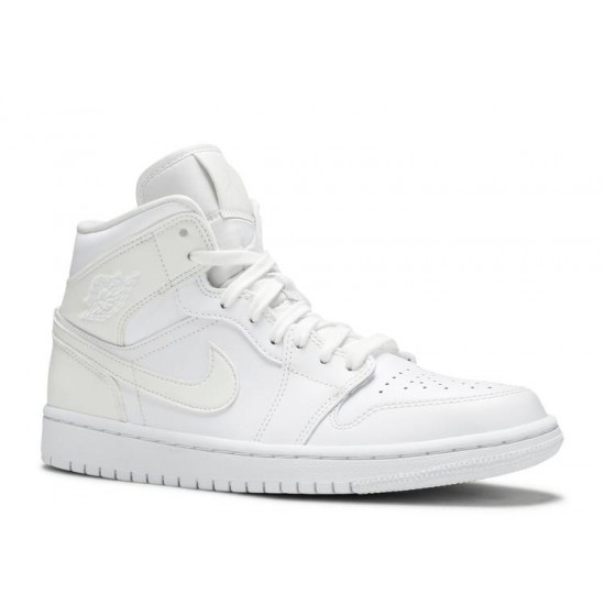 WMNS AIR JORDAN 1 MID WHITE IVORY  Scarpe bq6472 112