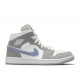 WMNS AIR JORDAN 1 MID WOLF GREY ALUMINUM  Scarpe bq6472 105