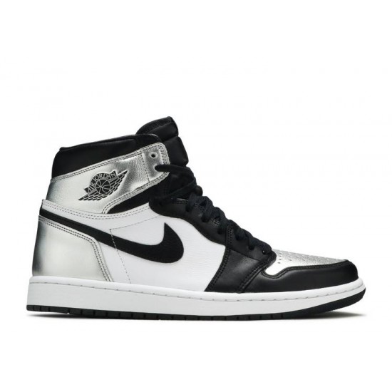 WMNS AIR JORDAN 1 RETRO HIGH OG SILVER TOE  Scarpe cd0461 001