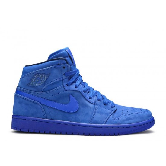 WMNS AIR JORDAN 1 RETRO HIGH PREMIUM BLUE SUEDE  Scarpe ah7389 400